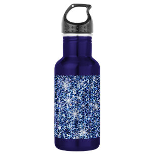 Bouteille d'eau en acier inoxydable Blue Cheetah S