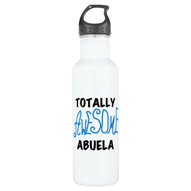 Bouteille D'eau En Acier Inoxydable Blue Totalement génial Abuela (Devant)