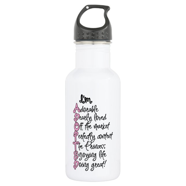 Bouteille D'eau En Acier Inoxydable Bottle-works adopté 32 oz (Devant)