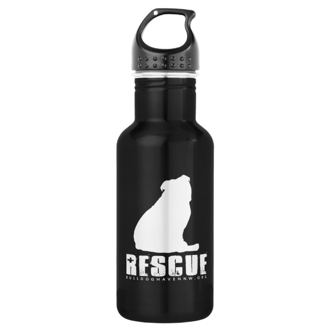 Bouteille D'eau En Acier Inoxydable BOULEDOGUE de DÉLIVRANCE (par asile nanowatt de (Devant)