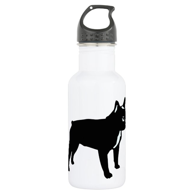 Bouteille D'eau En Acier Inoxydable Bouledogue français (Devant)