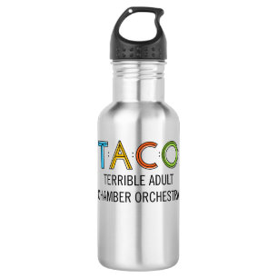 Bouteille D'eau En Acier Inoxydable Bouteille d'eau de TACO (18 onces), acier