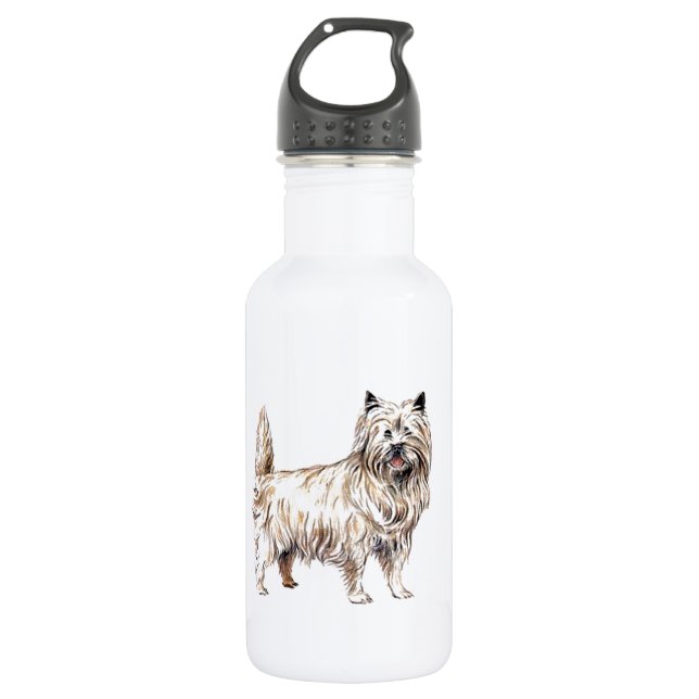 Bouteille D'eau En Acier Inoxydable Cairn Terrier (Devant)