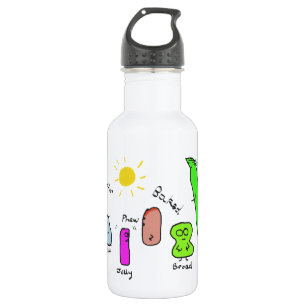 Bouteille D'eau En Acier Inoxydable Calembours d'haricot