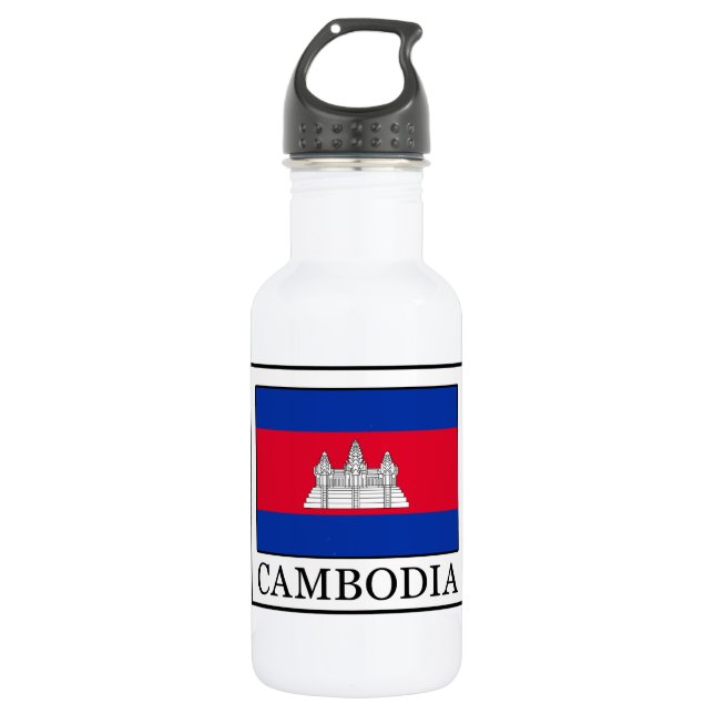Bouteille D'eau En Acier Inoxydable Cambodge (Devant)