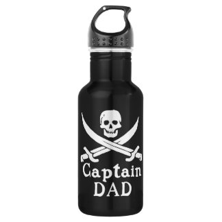 Bouteille D'eau En Acier Inoxydable Capitaine Papa - Classique
