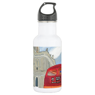 Bouteille D'eau En Acier Inoxydable Cathédrale St.Paul et autobus de Londres
