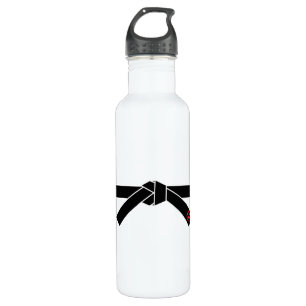 Bouteille D'eau En Acier Inoxydable Ceinture noire, 黒帯 d'arts martiaux, 武道