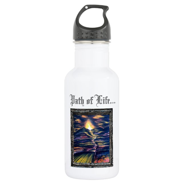 Bouteille D'eau En Acier Inoxydable Chemin de vie (Devant)