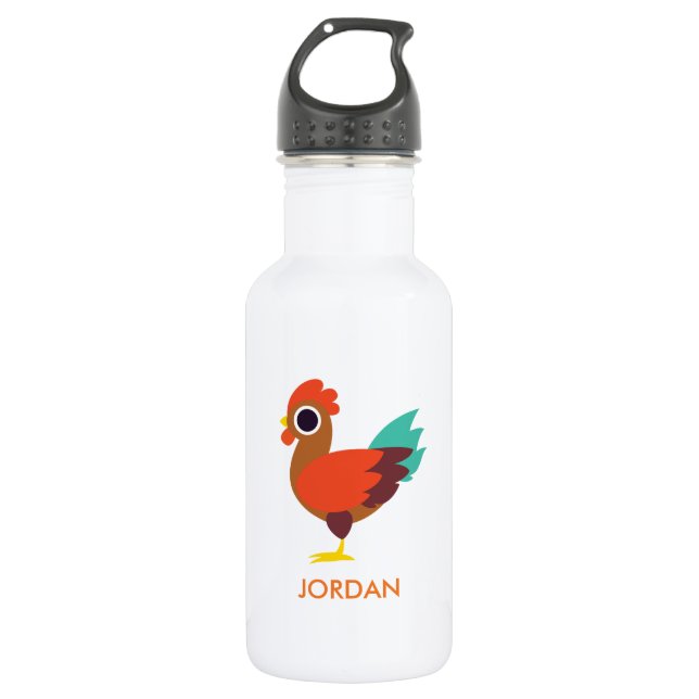 Bouteille D'eau En Acier Inoxydable Chester le coq (Devant)