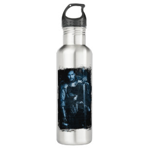 Bouteille D'eau En Acier Inoxydable Chevalier bleu agenouillé avec épée