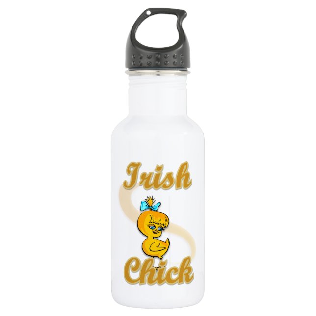Bouteille D'eau En Acier Inoxydable Chick irlandais (Devant)
