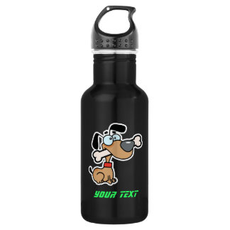 Bouteille D'eau En Acier Inoxydable Chien lisse de bande dessinée