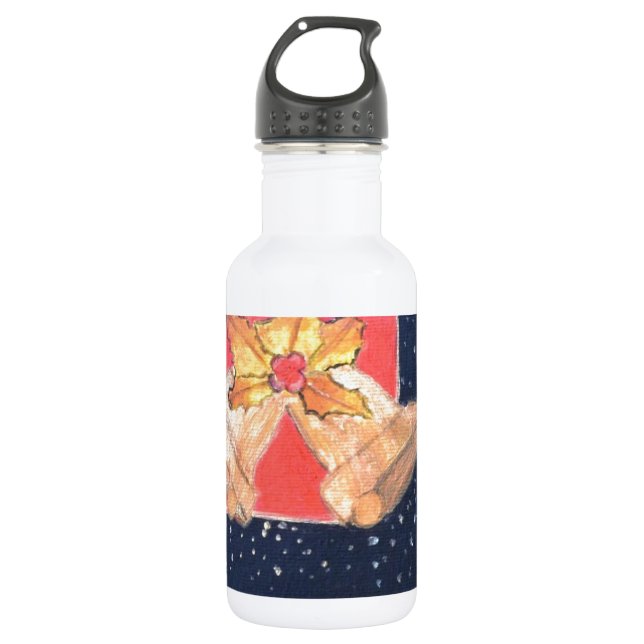 Bouteille D'eau En Acier Inoxydable Christmas Bells (Devant)