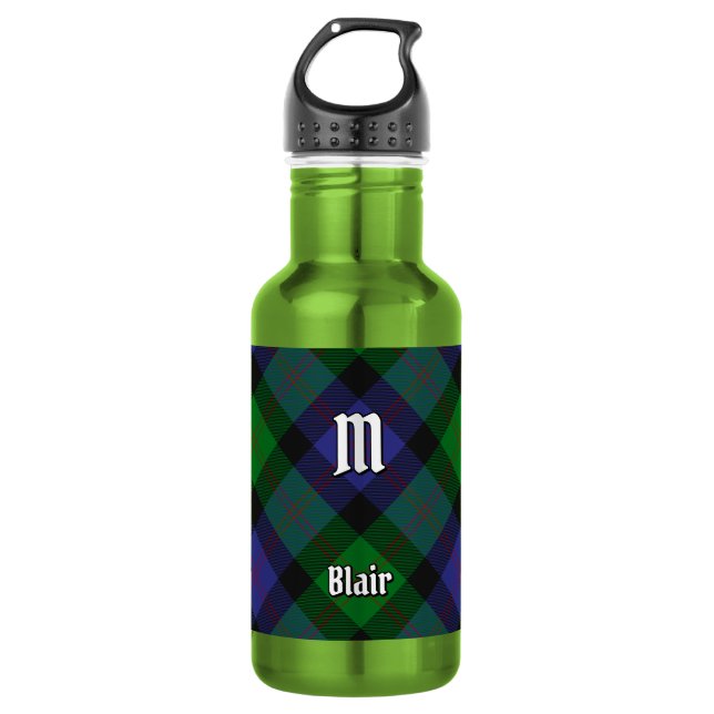 Bouteille d'eau en acier inoxydable Clan Blair Tar (Devant)