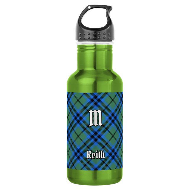 Bouteille d'eau en acier inoxydable Clan Keith Tar (Devant)
