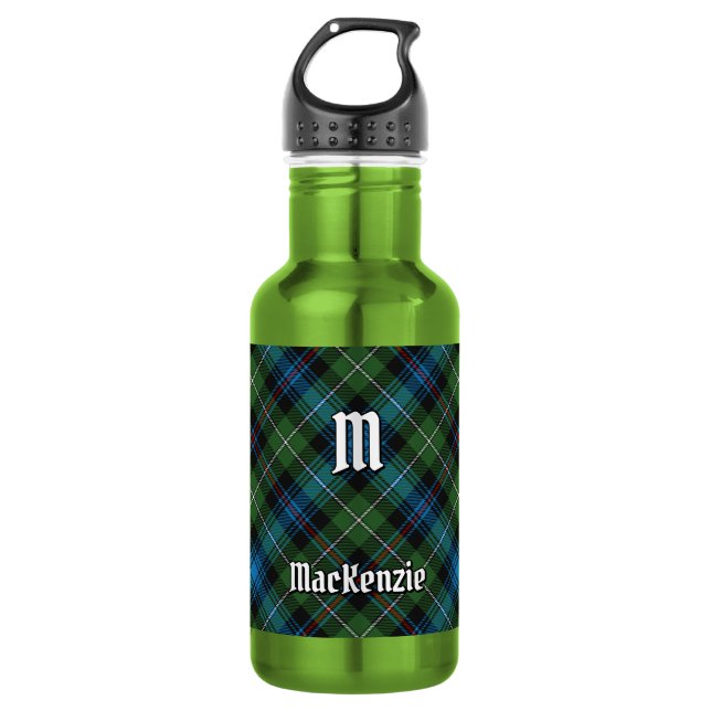 Bouteille d'eau en acier inoxydable Clan MacKenzie (Devant)