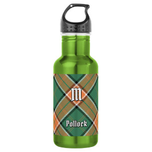 Bouteille d'eau en acier inoxydable Clan Pollock T