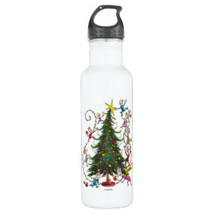 Bouteille D'eau En Acier Inoxydable Classic The Grinch   Christmas Tree