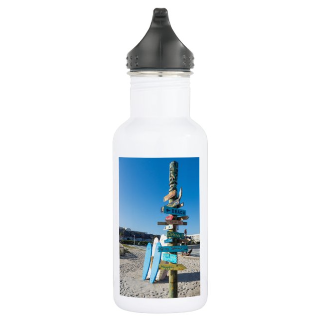 Bouteille d'eau en acier inoxydable Cocoa Beach Ti (Droite)