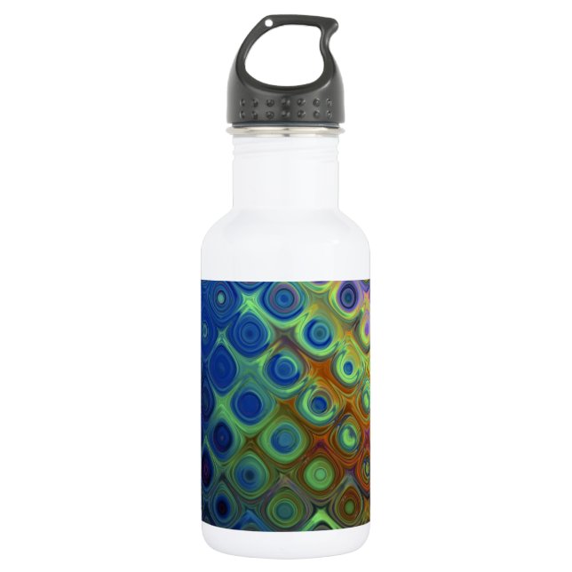 Bouteille D'eau En Acier Inoxydable Colored Peacock (Devant)