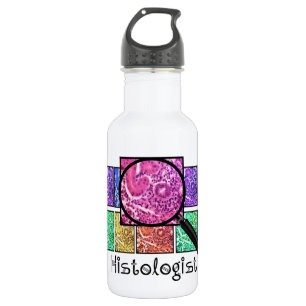 Bouteille D'eau En Acier Inoxydable Conception magnifiée par Histologist de cellules
