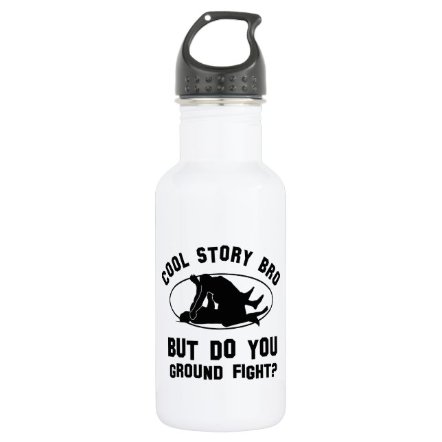 Bouteille D'eau En Acier Inoxydable conceptions fraîches de mixed martial art (Devant)