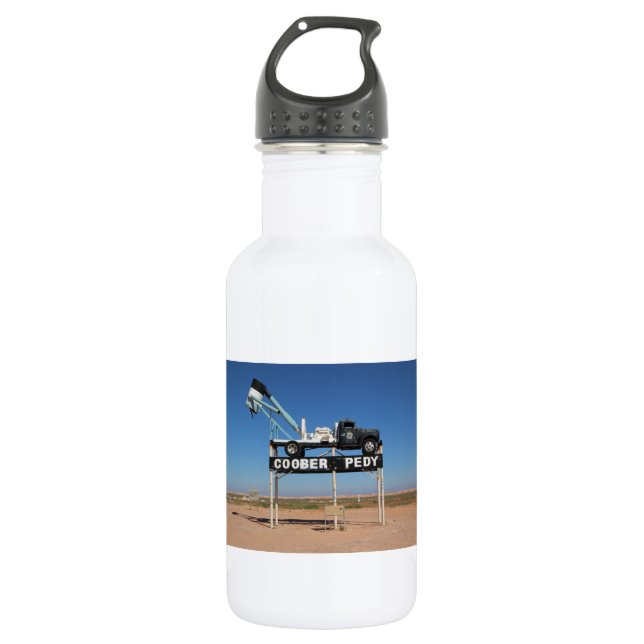 Bouteille D'eau En Acier Inoxydable Coober Pedy Outback Australie Souvenir Photo (Devant)