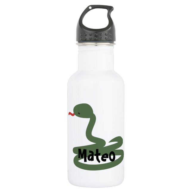 Bouteille d'eau en acier inoxydable Cool Snake pou (Devant)