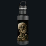 Bouteille D'eau En Acier Inoxydable Crâne avec brûler la cigarette Vincent van Gogh Ar<br><div class="desc">Vincent van Gogh (Néerlandais, 1853 - 1890) Crâne d'un squelette avec cigarette brûlante, 1885-1886, Huile sur toile Sans cadre : 32 cm × 24, 5 cm (13 po × 9, 6 po) Travail précoce de Vincent van Gogh. Ce petit tableau fait partie de la collection permanente du musée Van Gogh...</div>