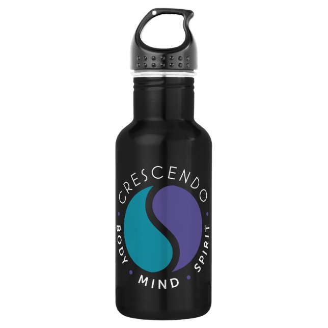 Bouteille D'eau En Acier Inoxydable Crescendo (Devant)