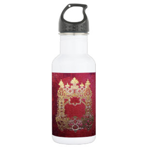 Bouteille D'eau En Acier Inoxydable Crimson à l'encre tombée