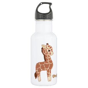 Bouteille D'eau En Acier Inoxydable Cute Giraffe
