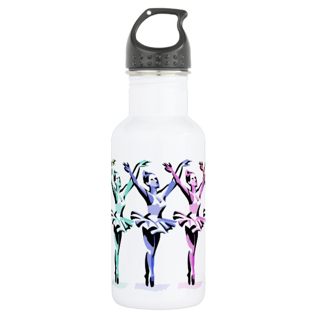 Bouteille D'eau En Acier Inoxydable Danseurs classiques 32 onces (Devant)