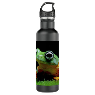 Bouteille d'eau en acier inoxydable de grenouille