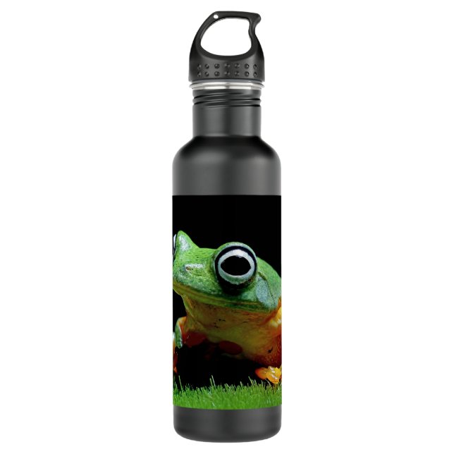 Bouteille d'eau en acier inoxydable de grenouille (Devant)