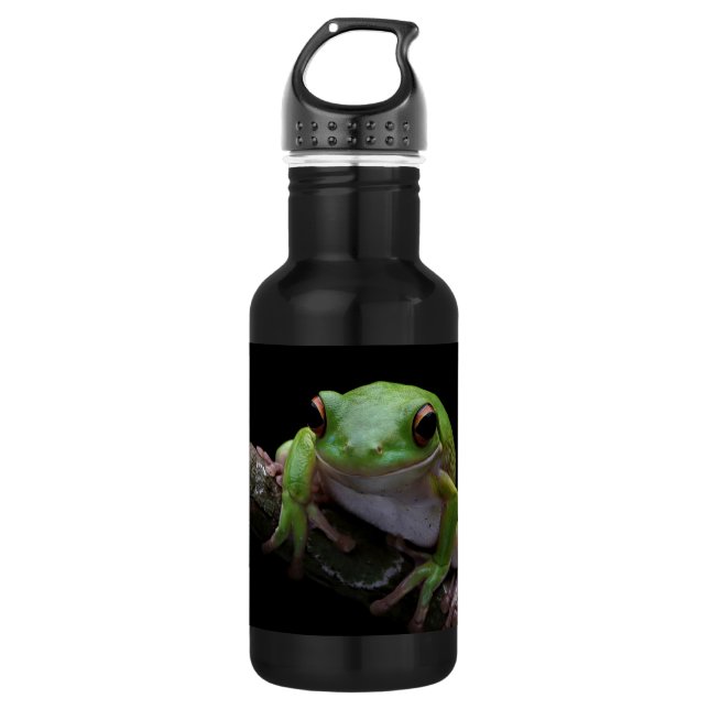 Bouteille d'eau en acier inoxydable de grenouille (Devant)