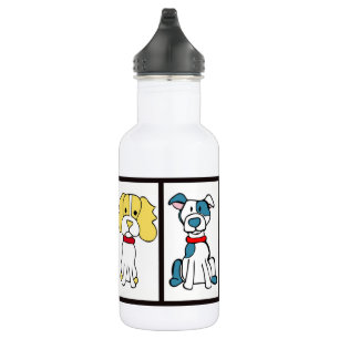 Bouteille D'eau En Acier Inoxydable Dessin de chien