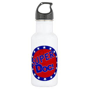 BOUTEILLE D'EAU EN ACIER INOXYDABLE DOC. SUPERBE - DOCTEUR - MÉDECIN