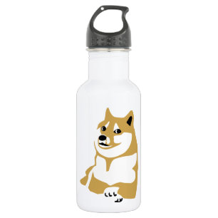 Bouteille D'eau En Acier Inoxydable Doge - meme d'Internet