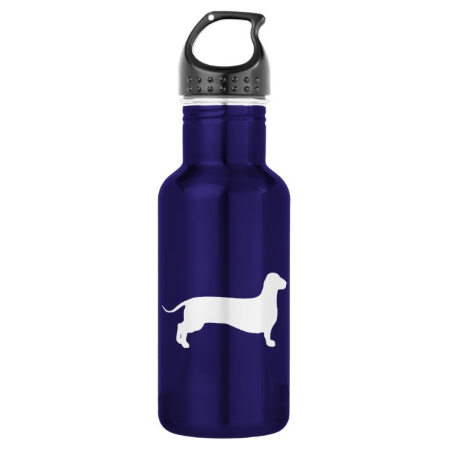 Bouteille D'eau En Acier Inoxydable Doxie blanc (Devant)