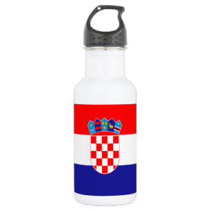 Bouteille D'eau En Acier Inoxydable Drapeau croate