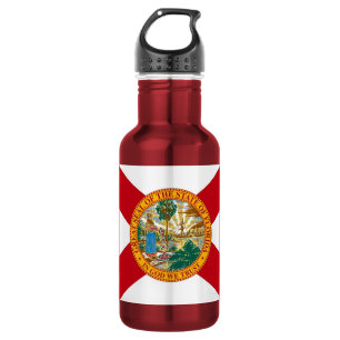 Bouteille D'eau En Acier Inoxydable Drapeau de Floride Liberty Bottle