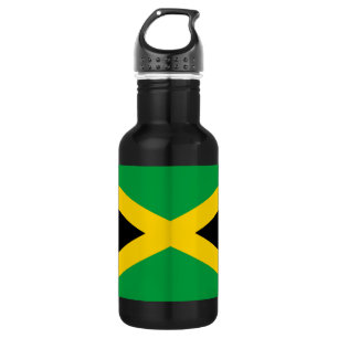 Bouteille D'eau En Acier Inoxydable Drapeau de la Jamaïque