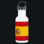 Bouteille D'eau En Acier Inoxydable Drapeau de l'Espagne<br><div class="desc">Drapeau de l'Espagne - Bandera de España - La Rojigualda</div>