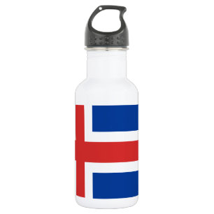 Bouteille D'eau En Acier Inoxydable Drapeau de l'Islande