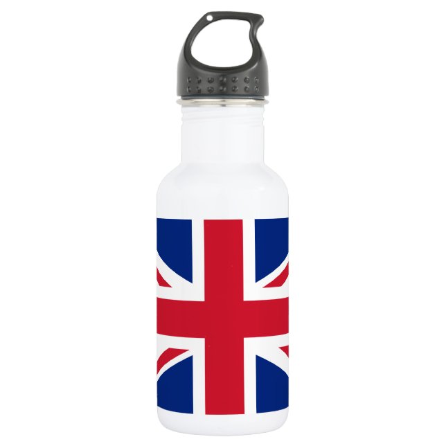 Bouteille D'eau En Acier Inoxydable Drapeau du Royaume-Uni (Devant)