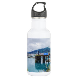 Bouteille d'eau en acier inoxydable du port de Whi