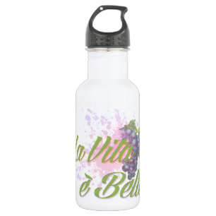 Bouteille D'eau En Acier Inoxydable E Bella de Vita de La