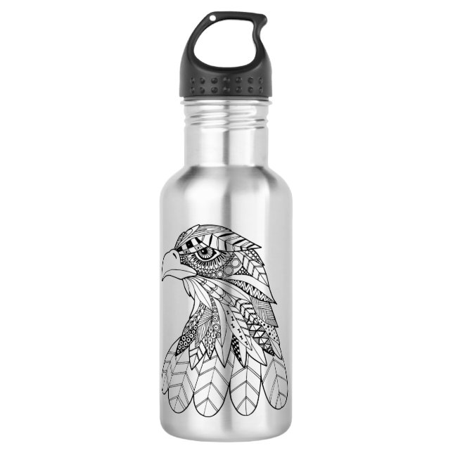 Bouteille D'eau En Acier Inoxydable Eagle inspiré (Devant)